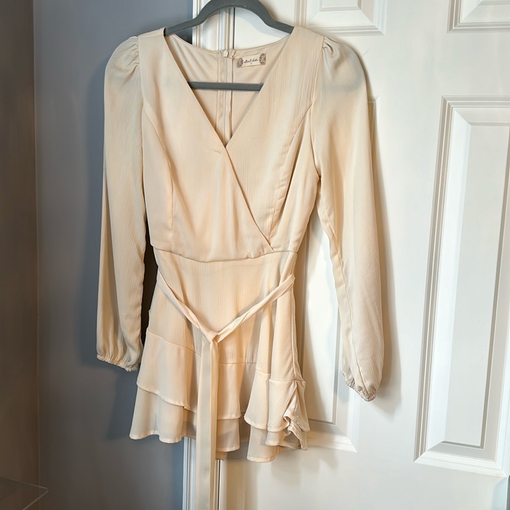 Altr’d State Women’s Romper Ivory Size Small